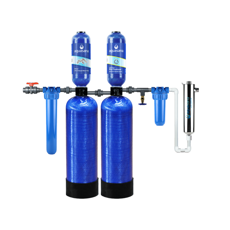 Rhino® Well Water with UV and Tall Salt-Free Water Conditioner image number 0